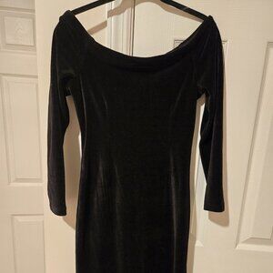 Black velvet dress NWT-JCrew exclusive